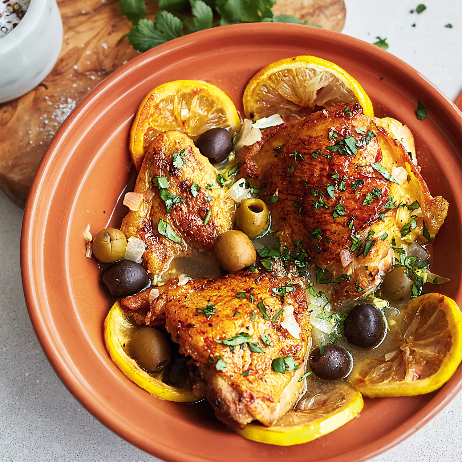 Tajine de Poulet au Citron Confit